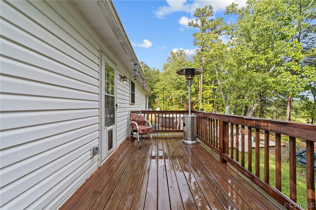 650 Johnson Road Mineral, VA 23117 - Photo 6 of 29 a view of balcony with wooden floor