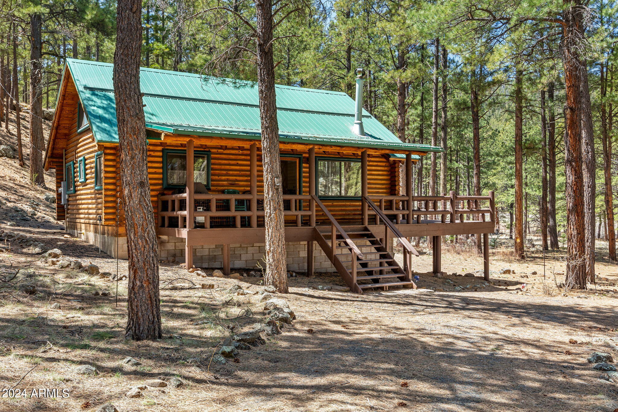 9 County Road Greer, AZ 85927 - Photo 12 of 33 a view of a house with backyard