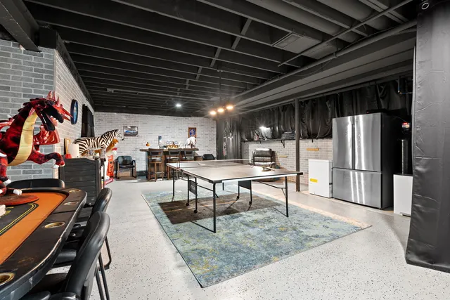 a view of a storage room