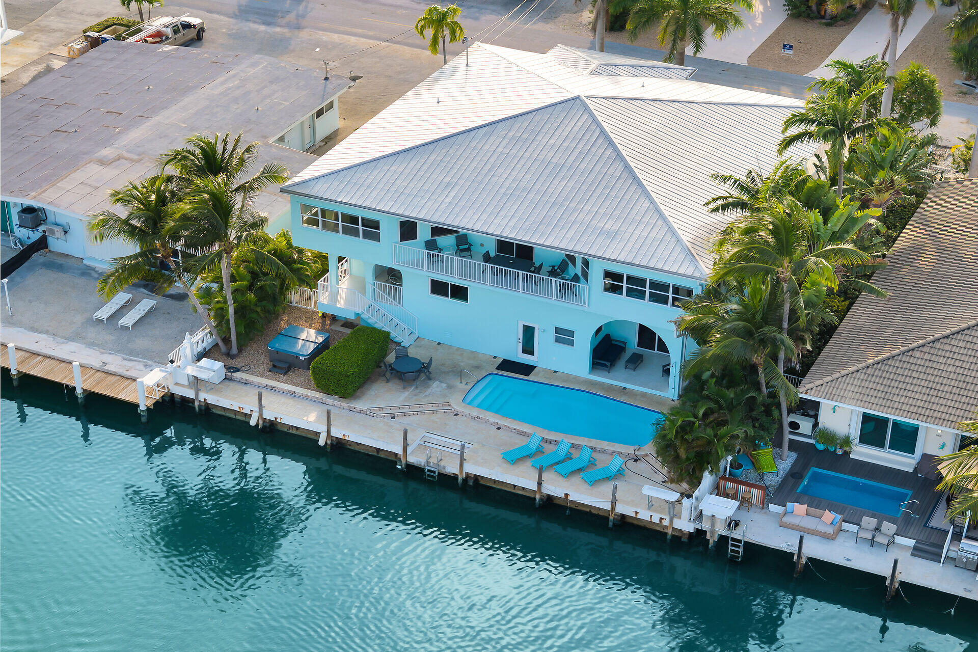 580-590 10th Street Key Colony Beach, FL 33051 - Photo 1 of 75 an aerial view of a house