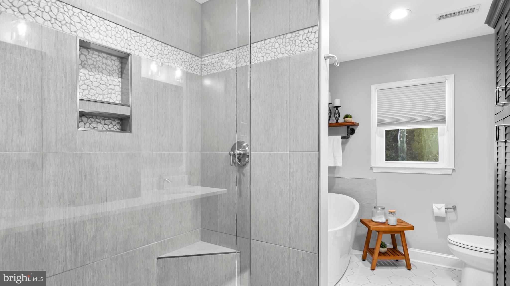 5505 Whitehall Road Cambridge, MD 21613 - Photo 22 of 44 a bathroom with a toilet and a shower