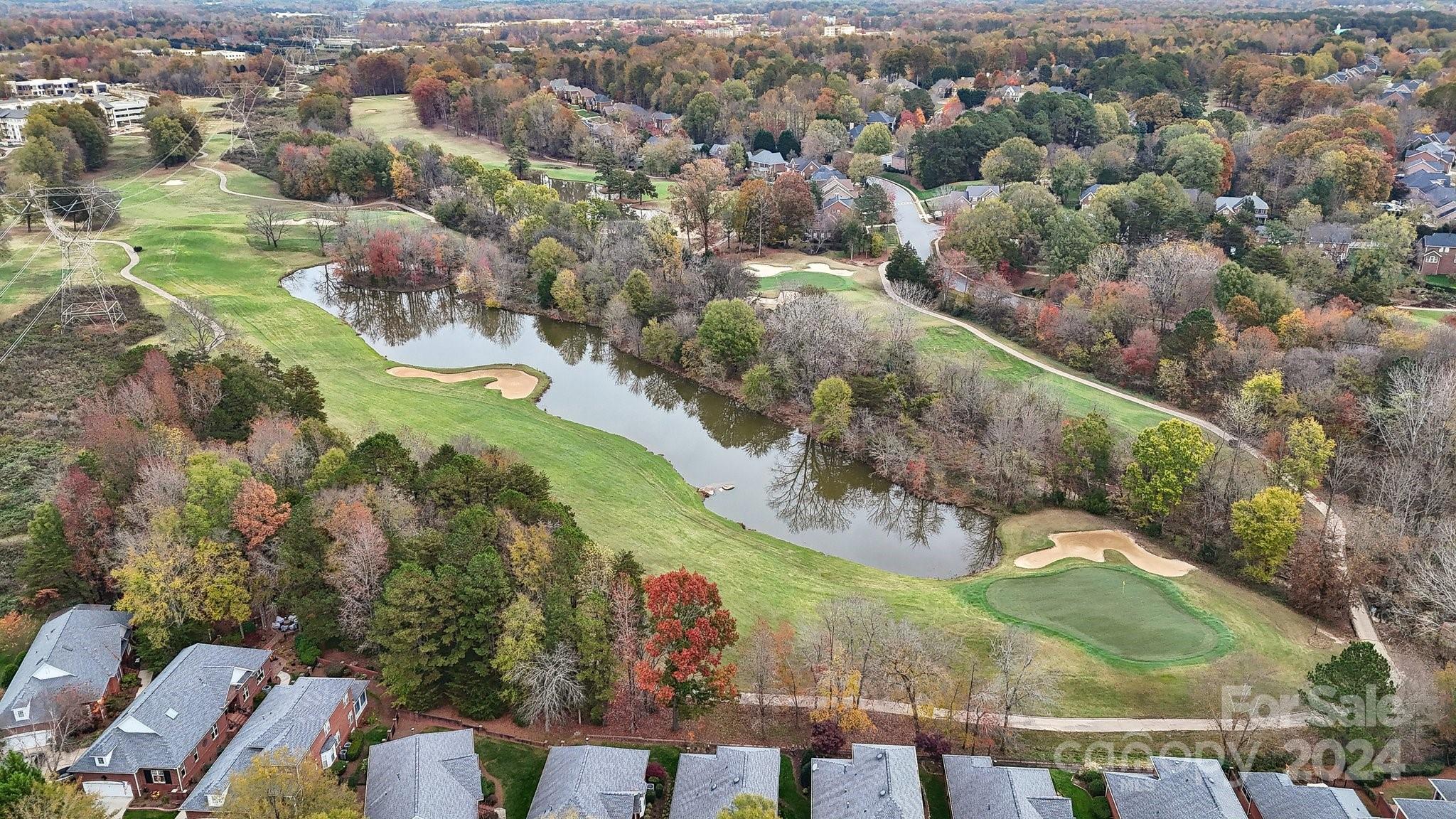 8610 Brentfield Road Huntersville, NC 28078 - Photo 48 of 48 an aerial view of residential houses with outdoor space
