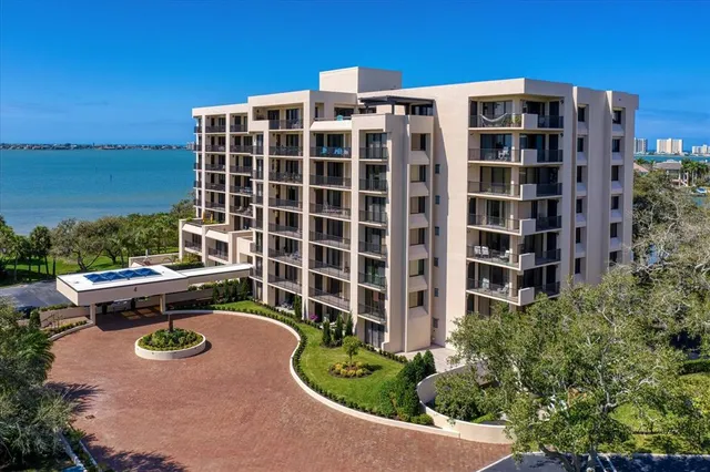 a view of a swimming pool with an outdoor space