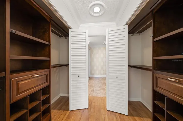 front view of a building with a street