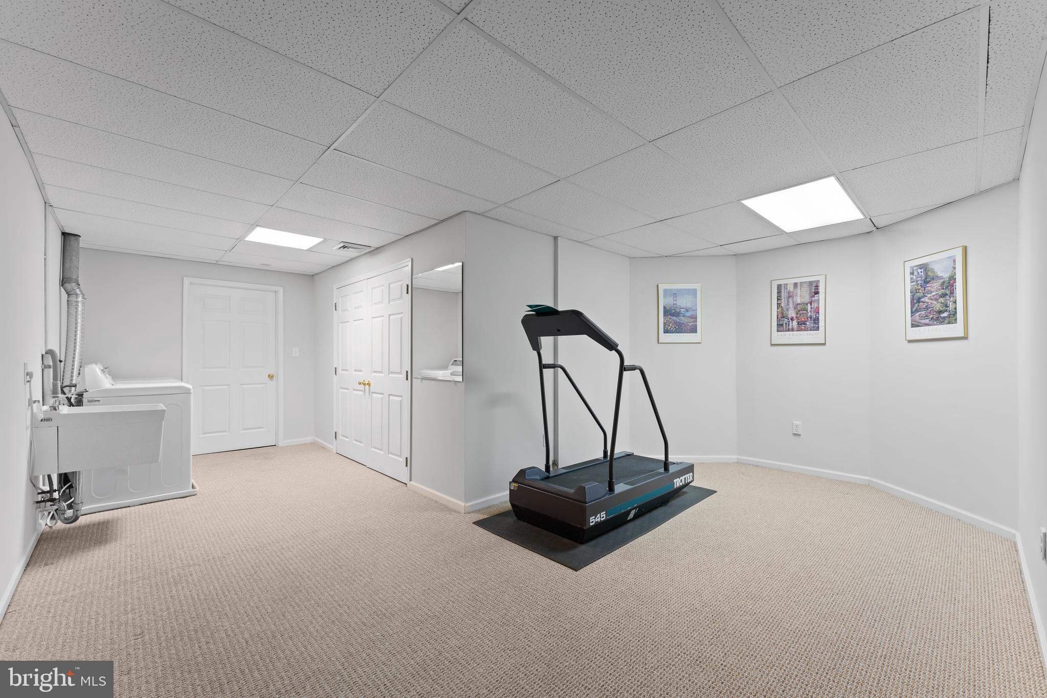 108 Willowburn Road Villanova, PA 19085 - Photo 34 of 46 Basement Work-out Room/Second Laundry