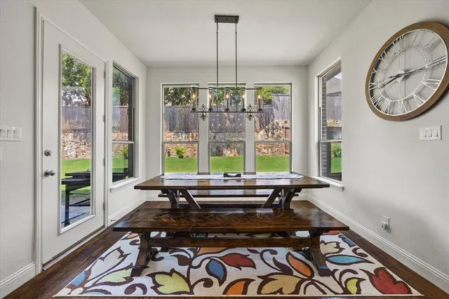 a very nice looking room with a large window