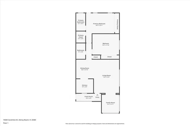 $229,900 | 14628 Canalview Drive, Unit D, Delray Beach, FL 33484