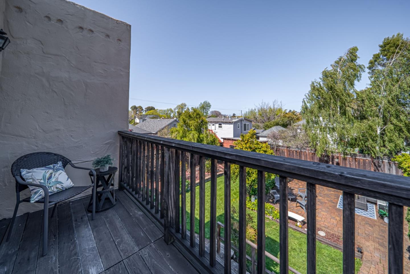 132 Dwight Road Burlingame, CA 94010 - Photo 41 of 69 a view of a balcony with furniture
