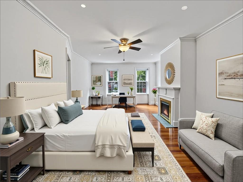 13 Windsor Place Brooklyn, NY 11215 - Photo 5 of 40 a living room with furniture fireplace and a window