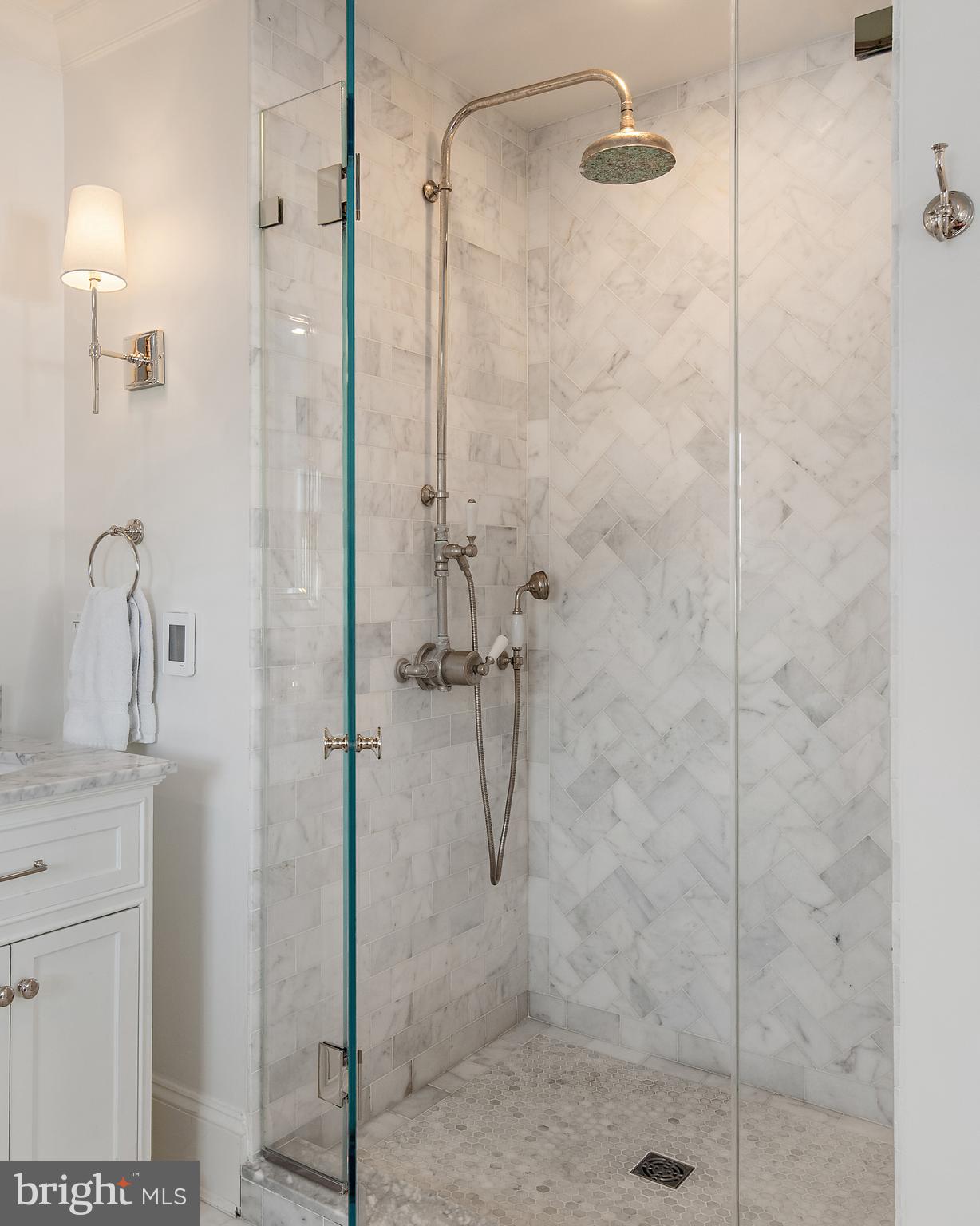 313 Washington Street Annapolis, MD 21403 - Photo 52 of 114 a bathroom with a shower and a sink