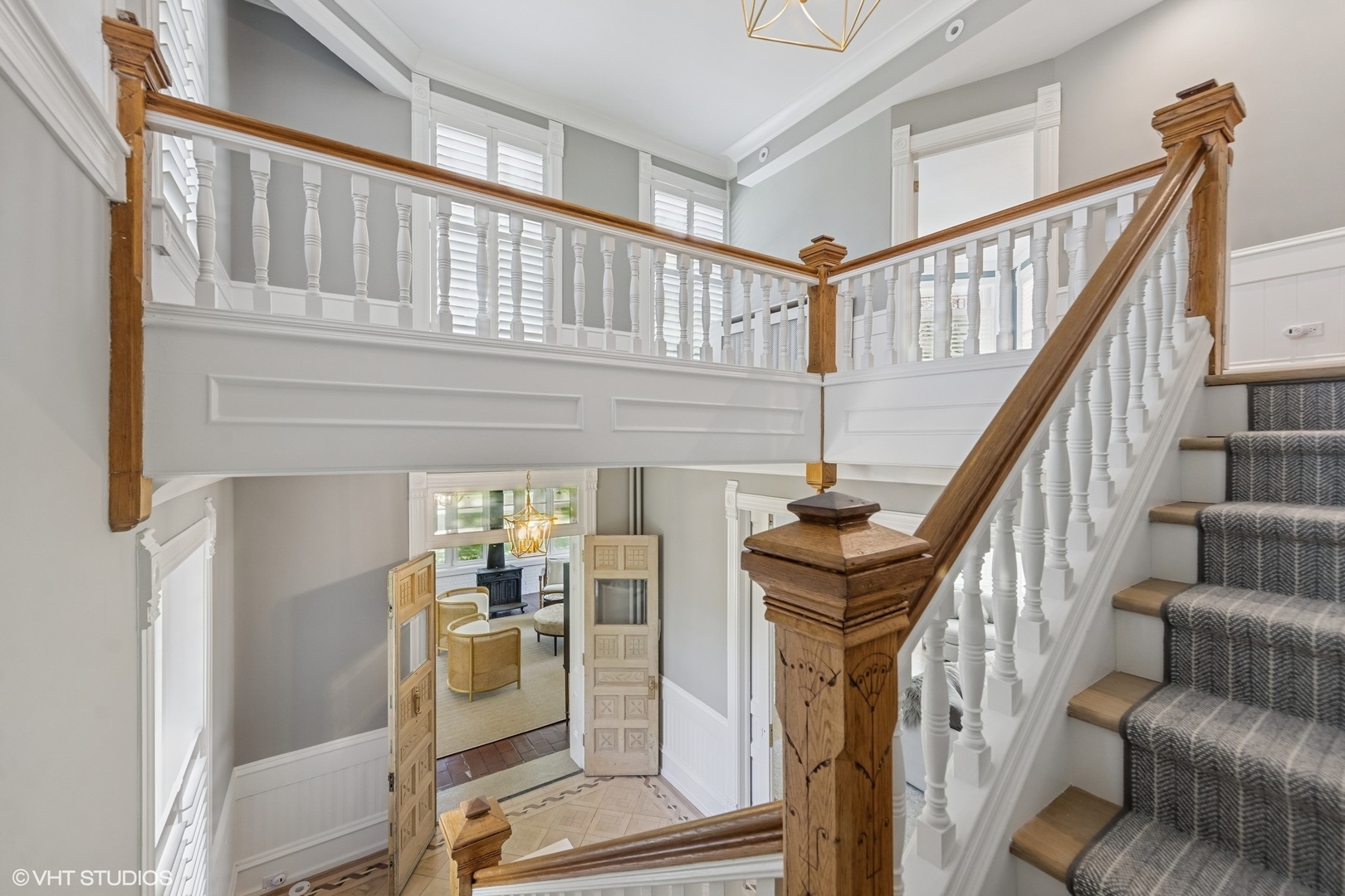 31W141 Army Trail Road Wayne, IL 60184 - Photo 27 of 51 a view of entryway and hall with wooden floor