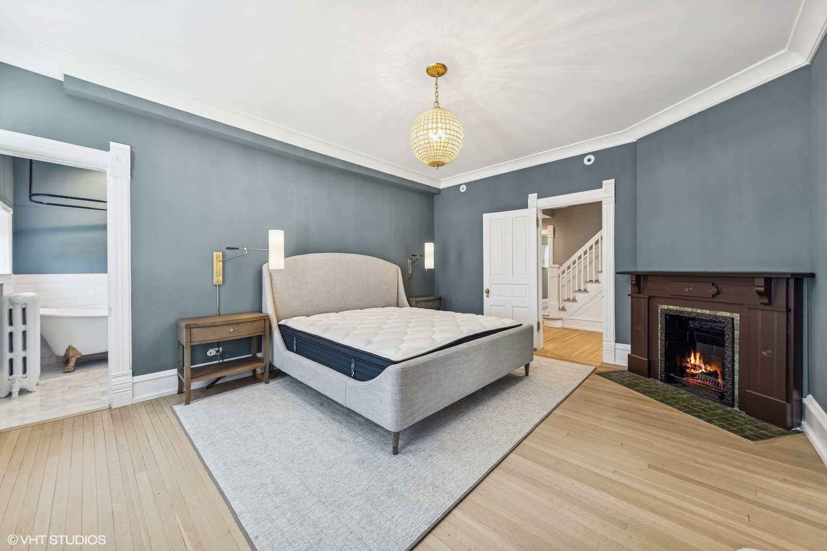 31W141 Army Trail Road Wayne, IL 60184 - Photo 34 of 51 a living room with furniture and a fireplace