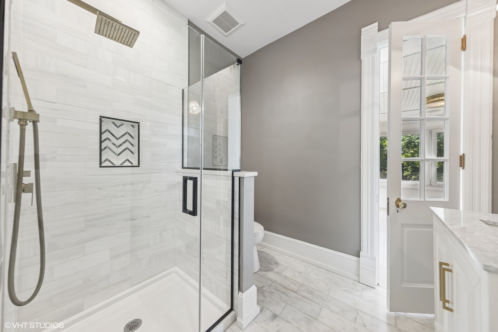 31W141 Army Trail Road Wayne, IL 60184 - Photo 40 of 51 a bathroom with a shower