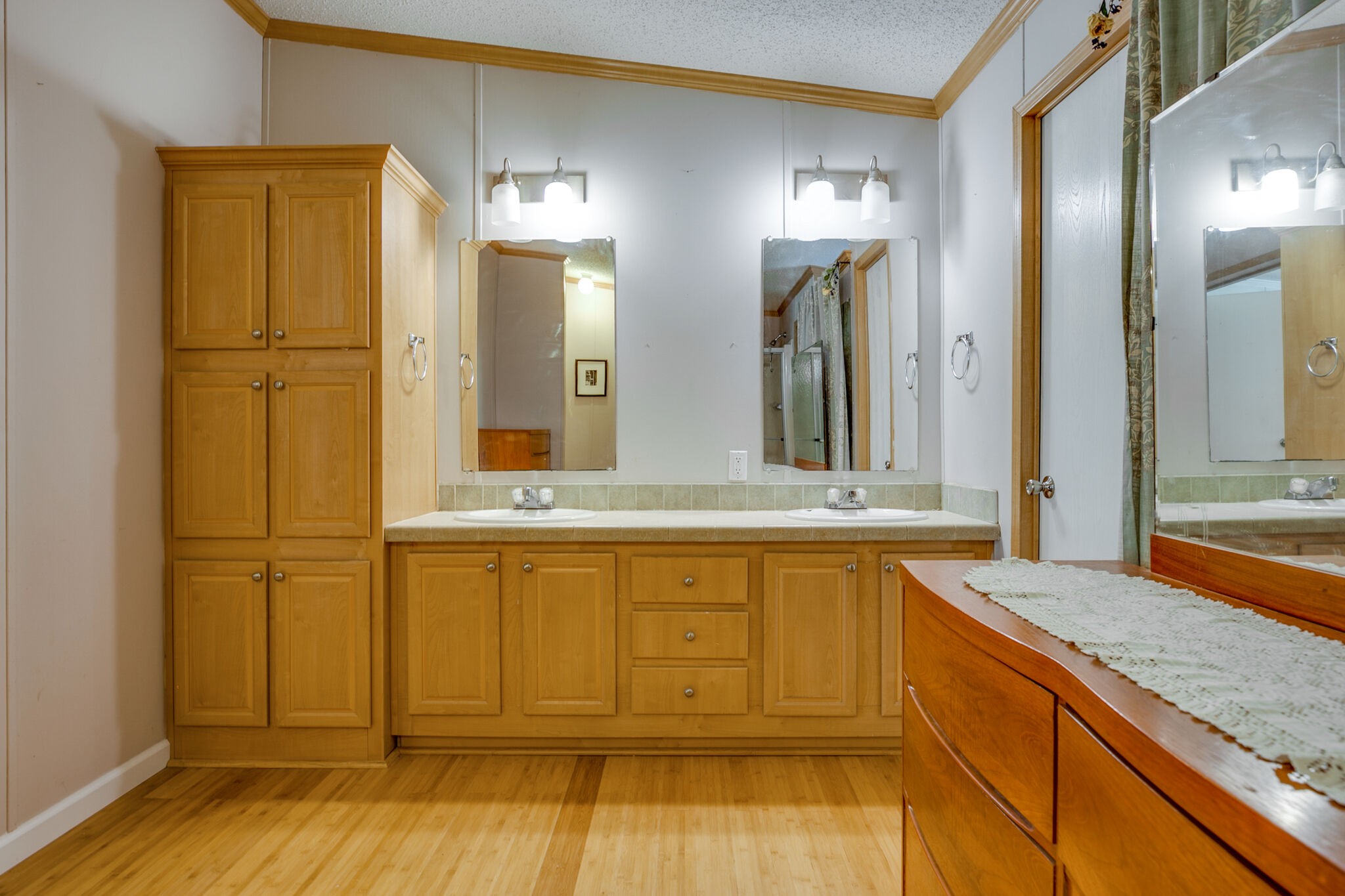 612 Norene Road Lebanon, TN 37090 - Photo 21 of 31 a spacious bathroom with a granite countertop sink and a mirror
