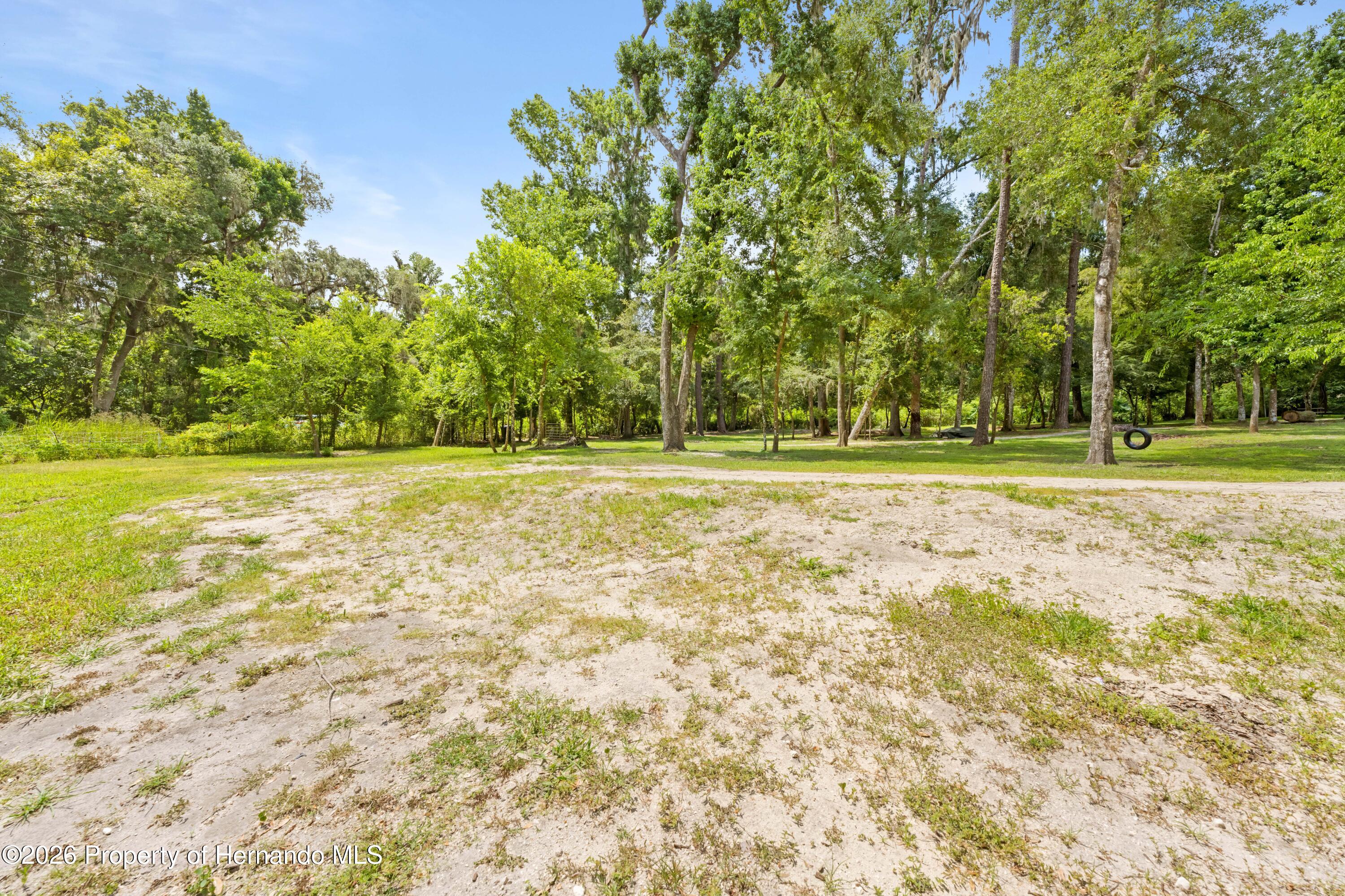 3311 Baseball Pond Road Brooksville, FL 34602 - Photo 7 of 18 a view of a green field with trees in the background