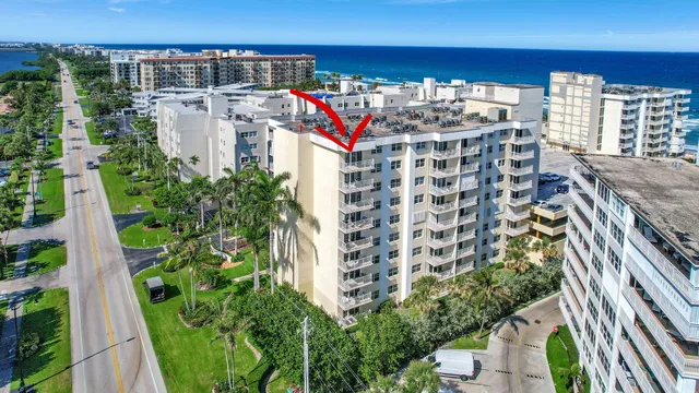 a city view with tall buildings