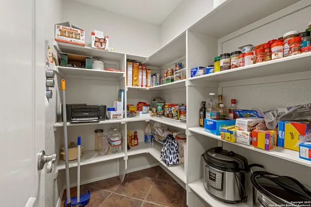 a room with storage and utility