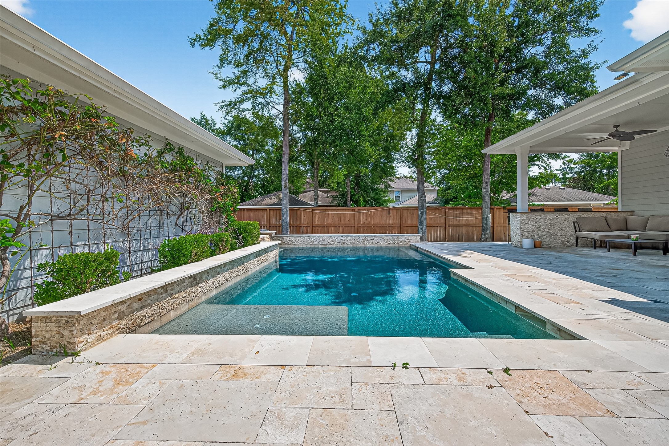 30 Whetstone Ridge Way The Woodlands, TX 77382 - Photo 37 of 39 a view of swimming pool with a patio