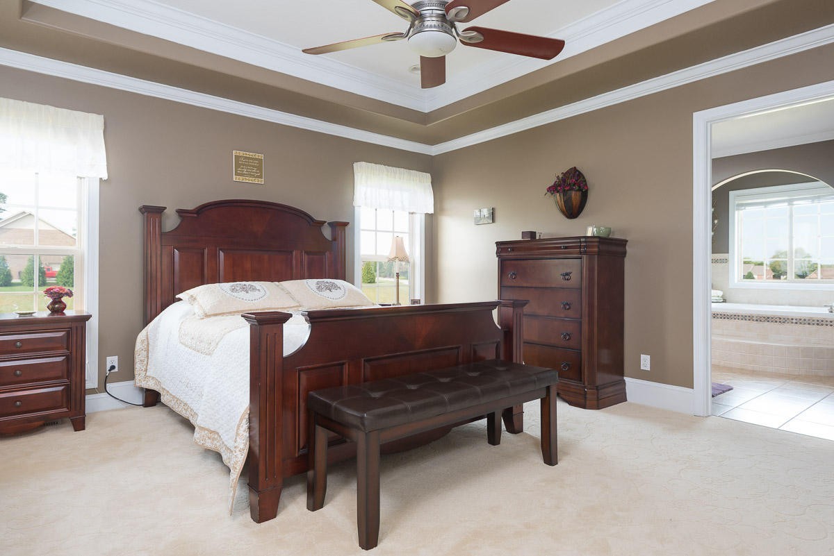 3929 Old Niles Ferry Road Maryville, TN 37801 - Photo 10 of 26 a bed room with a bed and a ceiling fan