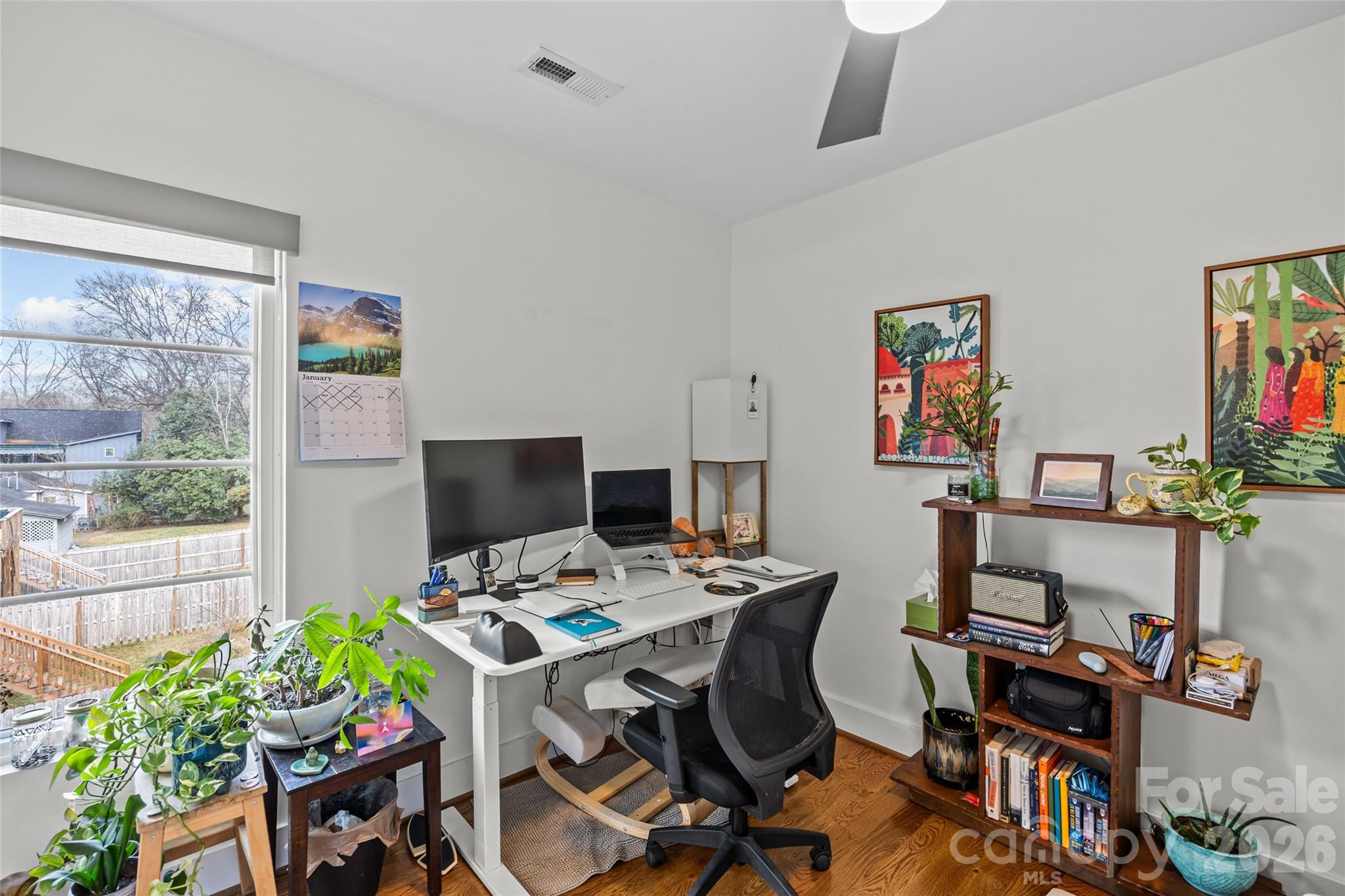 1108 North Alexander Street Charlotte, NC 28206 - Photo 31 of 37 a view of a workspace with furniture