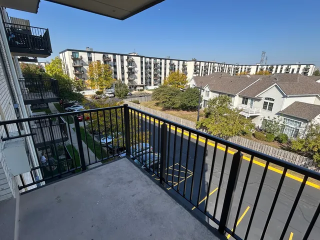 swimming pool view from a balcony