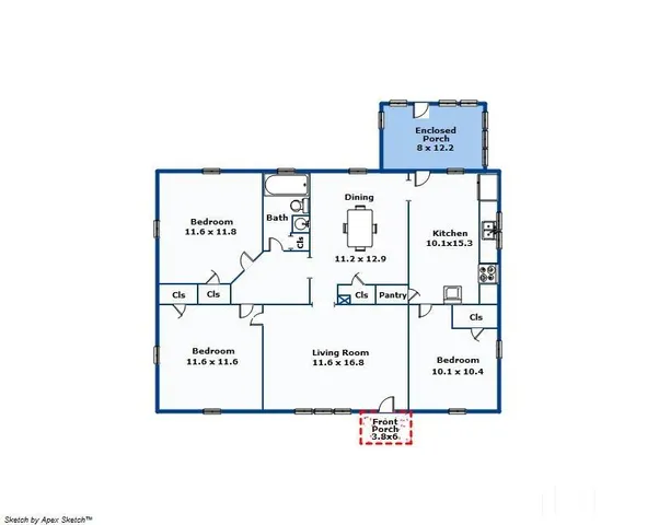 a picture of a wall and white wall