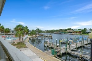 5291 South Cherokee Way Homosassa, FL 34448 - Photo 25 of 27 a view of a lake with a terrace