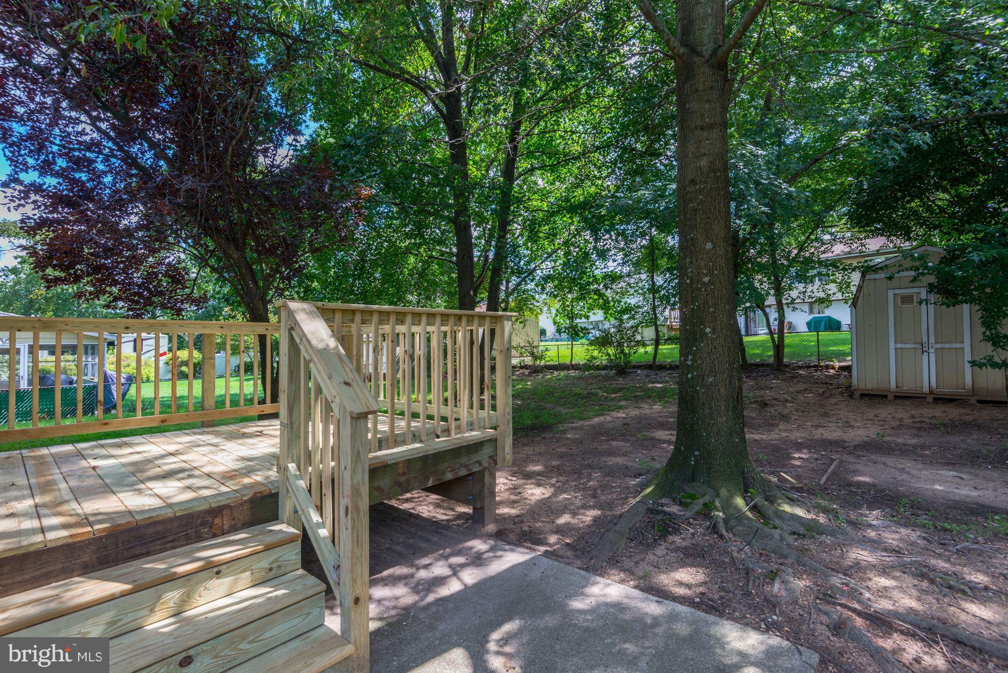 505 Old Mill Road Millersville, MD 21108 - Photo 25 of 28 New Deck in Rear Yard