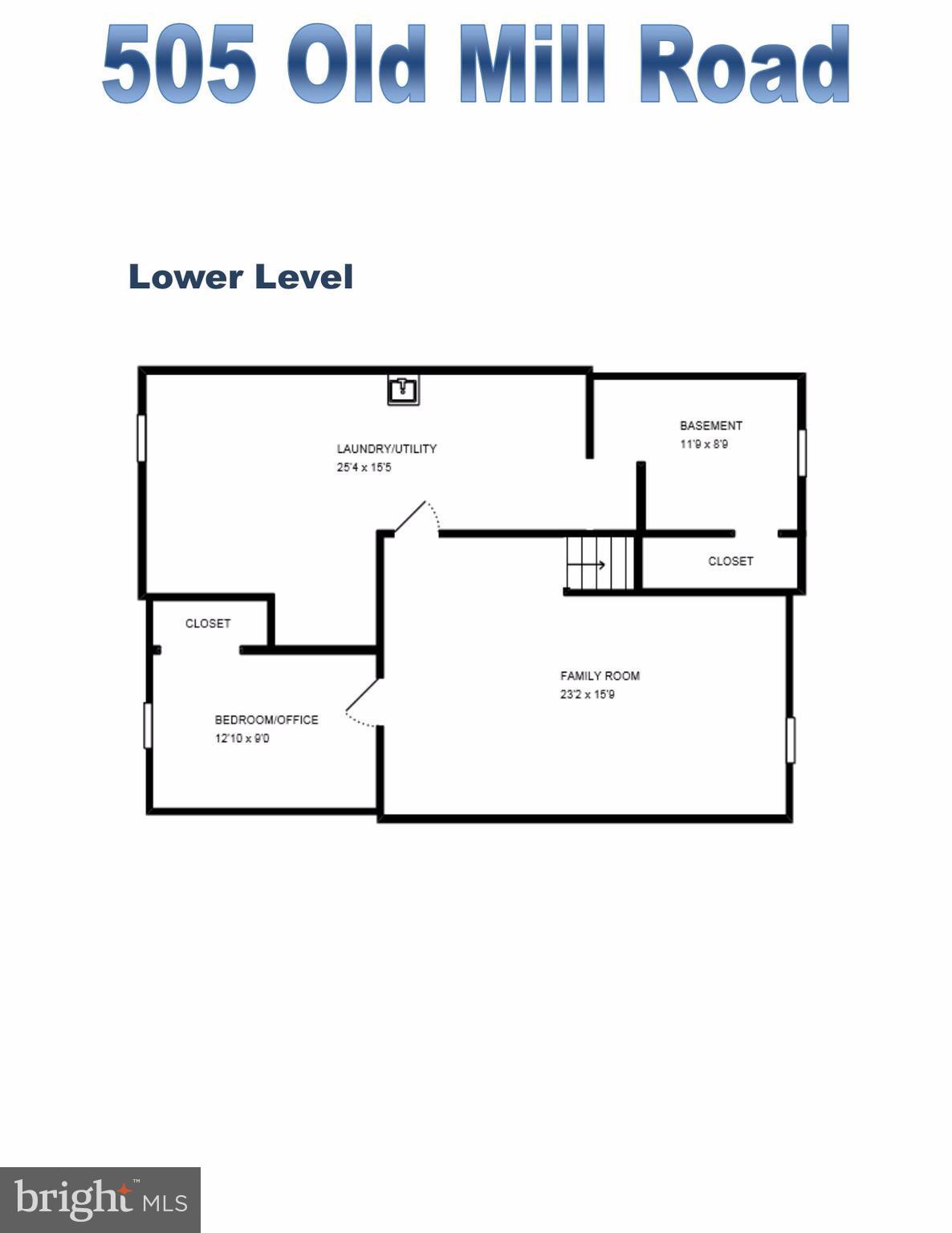 505 Old Mill Road Millersville, MD 21108 - Photo 28 of 28 Floor Plan