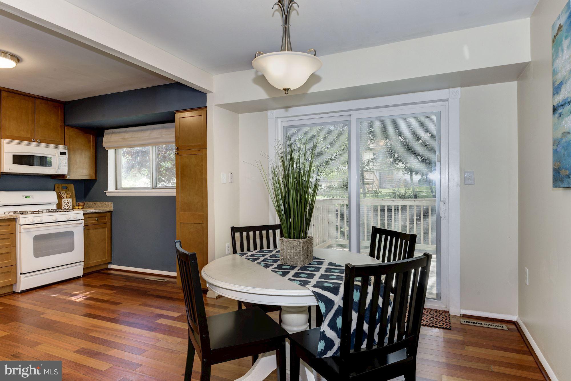 505 Old Mill Road Millersville, MD 21108 - Photo 7 of 28 Eat in Kitchen w/sliding glass doors to new deck