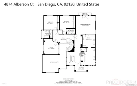 a picture of a floor plan