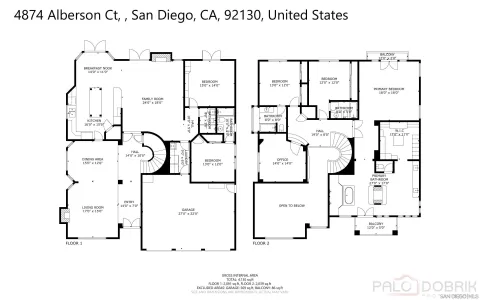 $3,495,000 | 4874 Alberson Court, San Diego, CA 92130