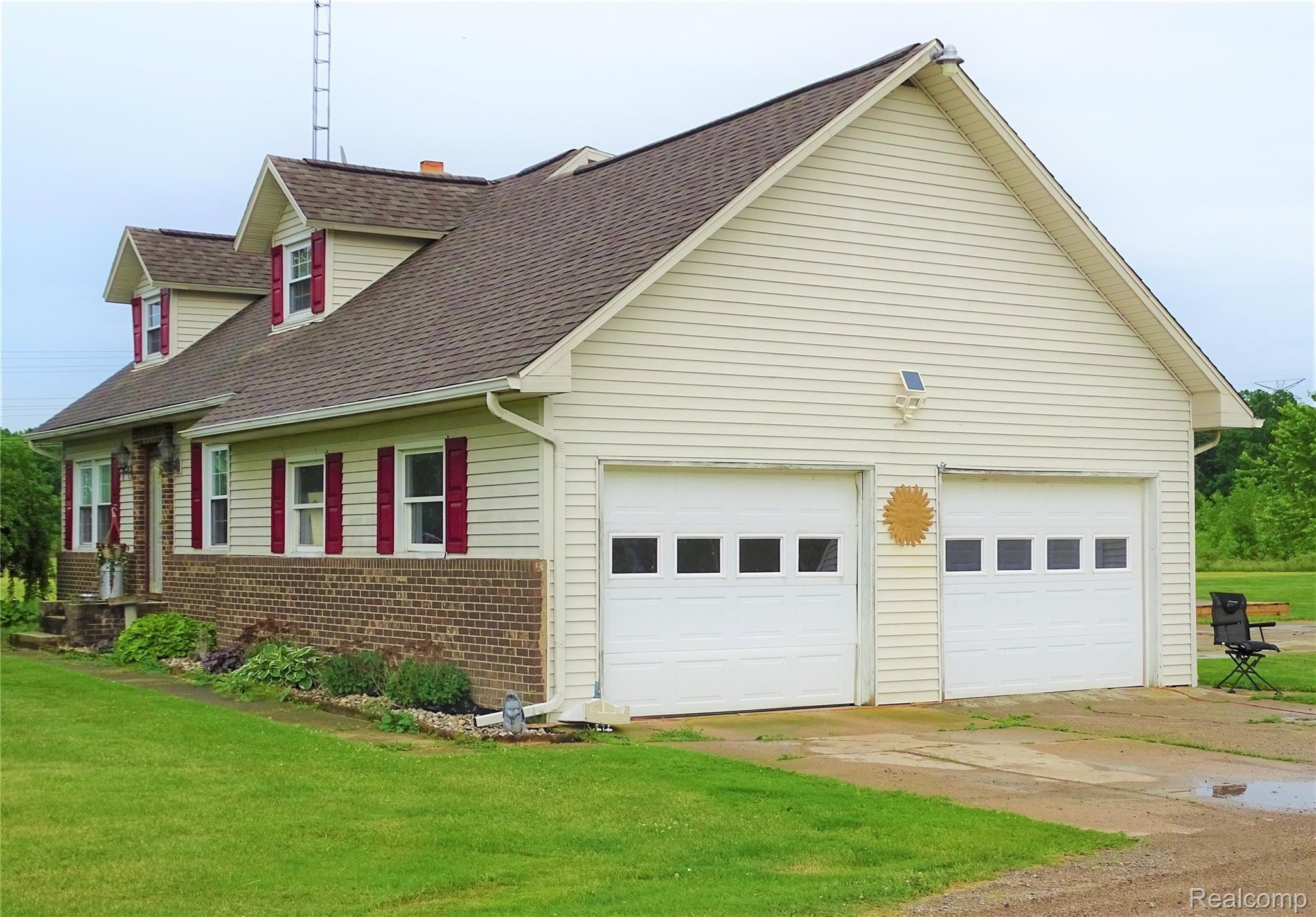 Two car attached garage