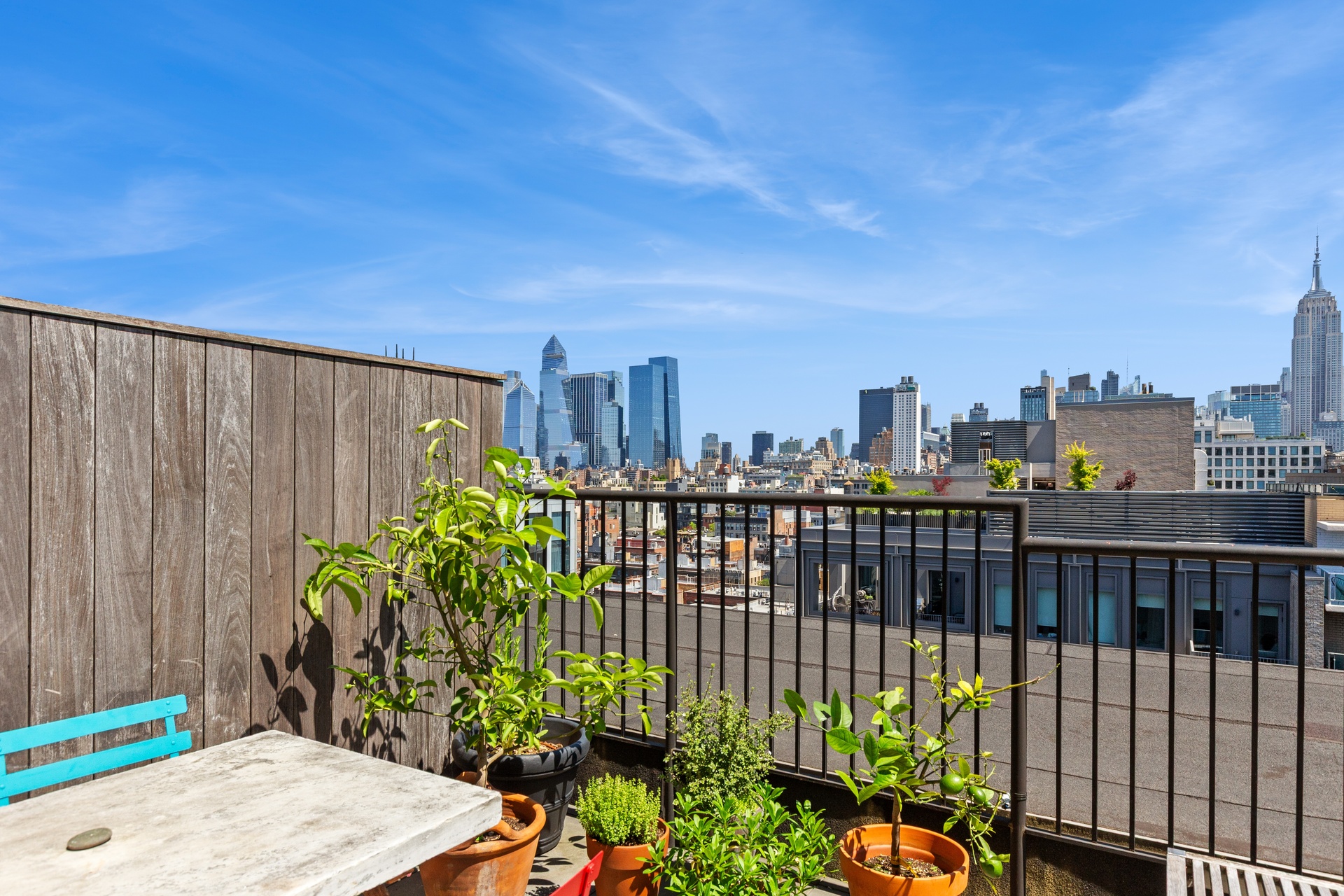 65 West 13th Street, Unit PH1AB Manhattan, NY 10011 - Photo 10 of 27 a view of a balcony with an outdoor space