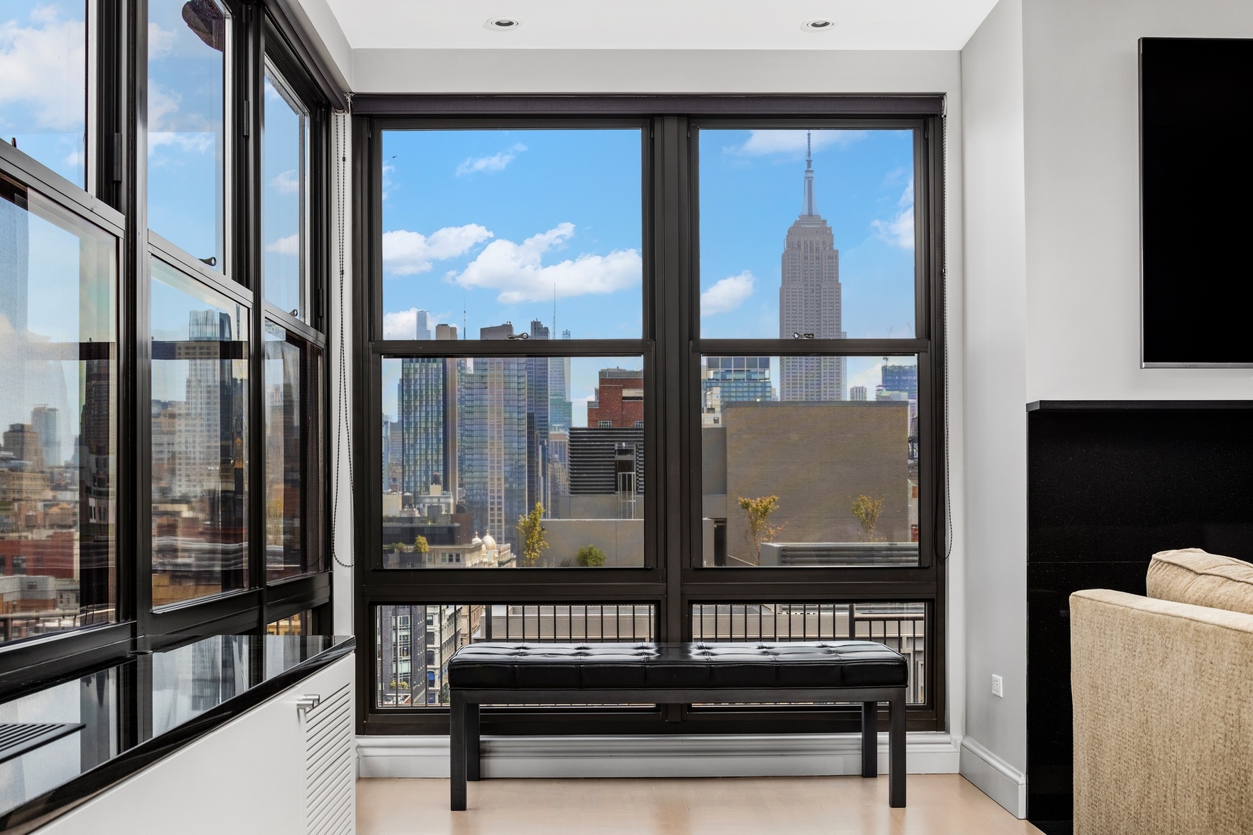 65 West 13th Street, Unit PH1AB Manhattan, NY 10011 - Photo 20 of 27 a view of a porch with a couch