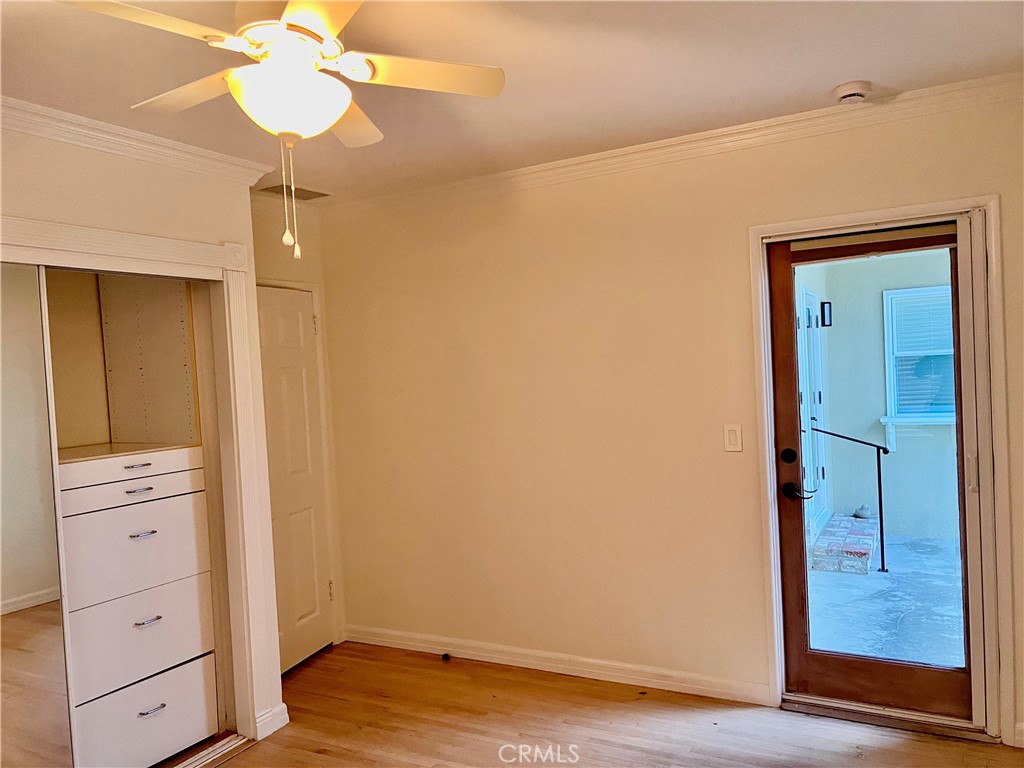 5518 Riviera Way Torrance, CA 90505 - Photo 12 of 31 Bedroom Features Closet Organizers, Ceiling Fan, Disappearing Door Screen