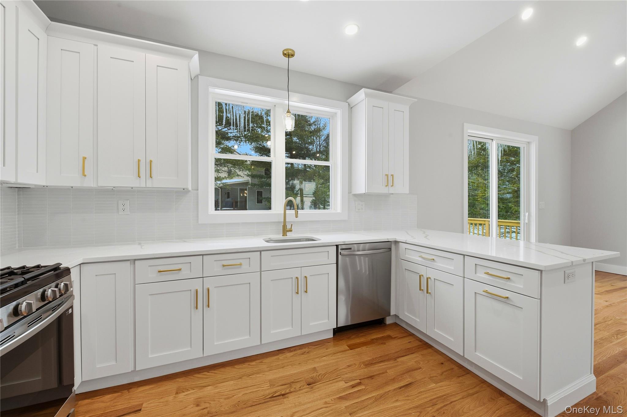 15 Manchester Road Rock Hill, NY 12775 - Photo 10 of 46 a kitchen with sink cabinets and window