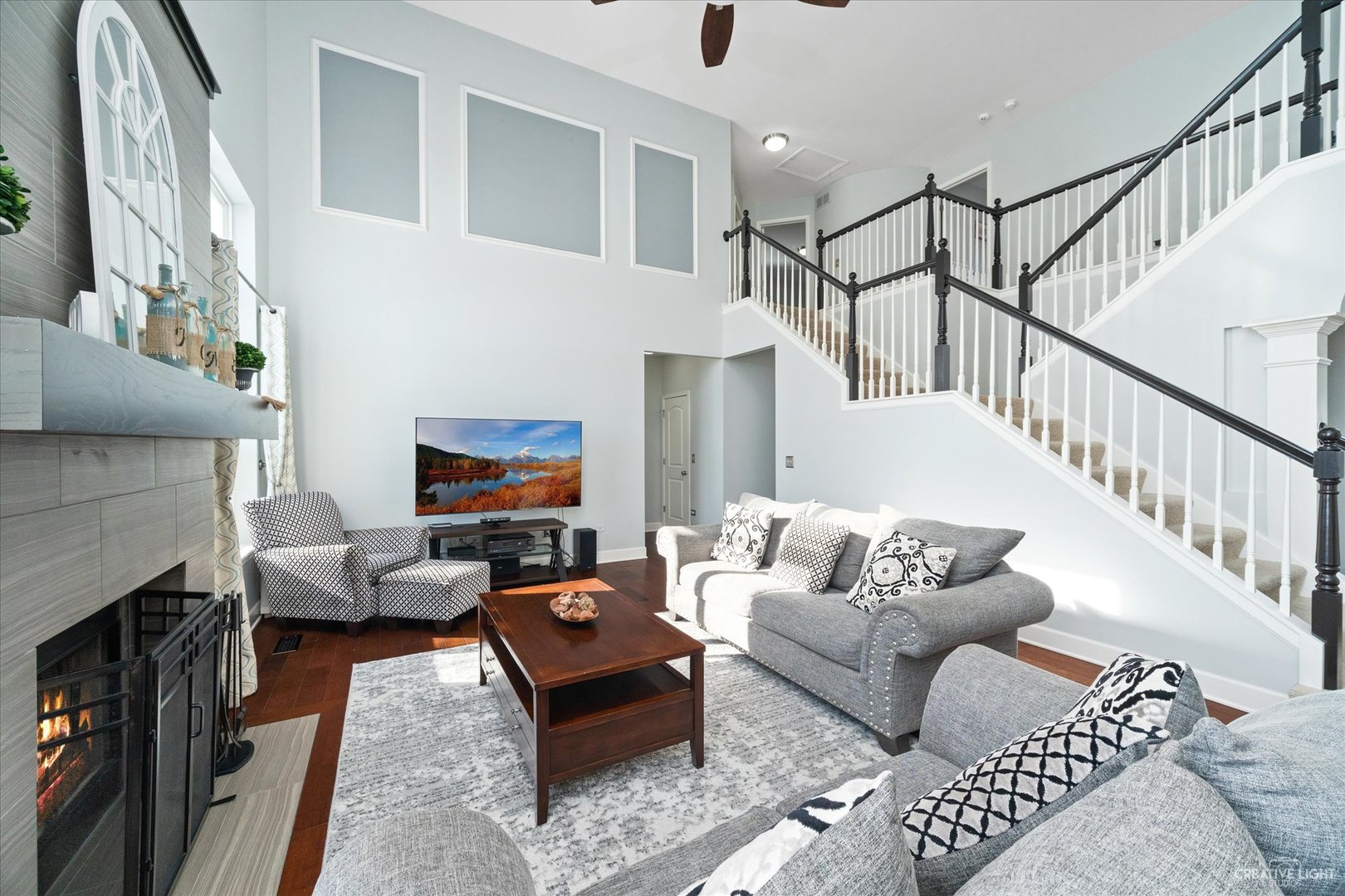 2933 Kelly Drive Elgin, IL 60124 - Photo 11 of 52 a living room with furniture and a fireplace