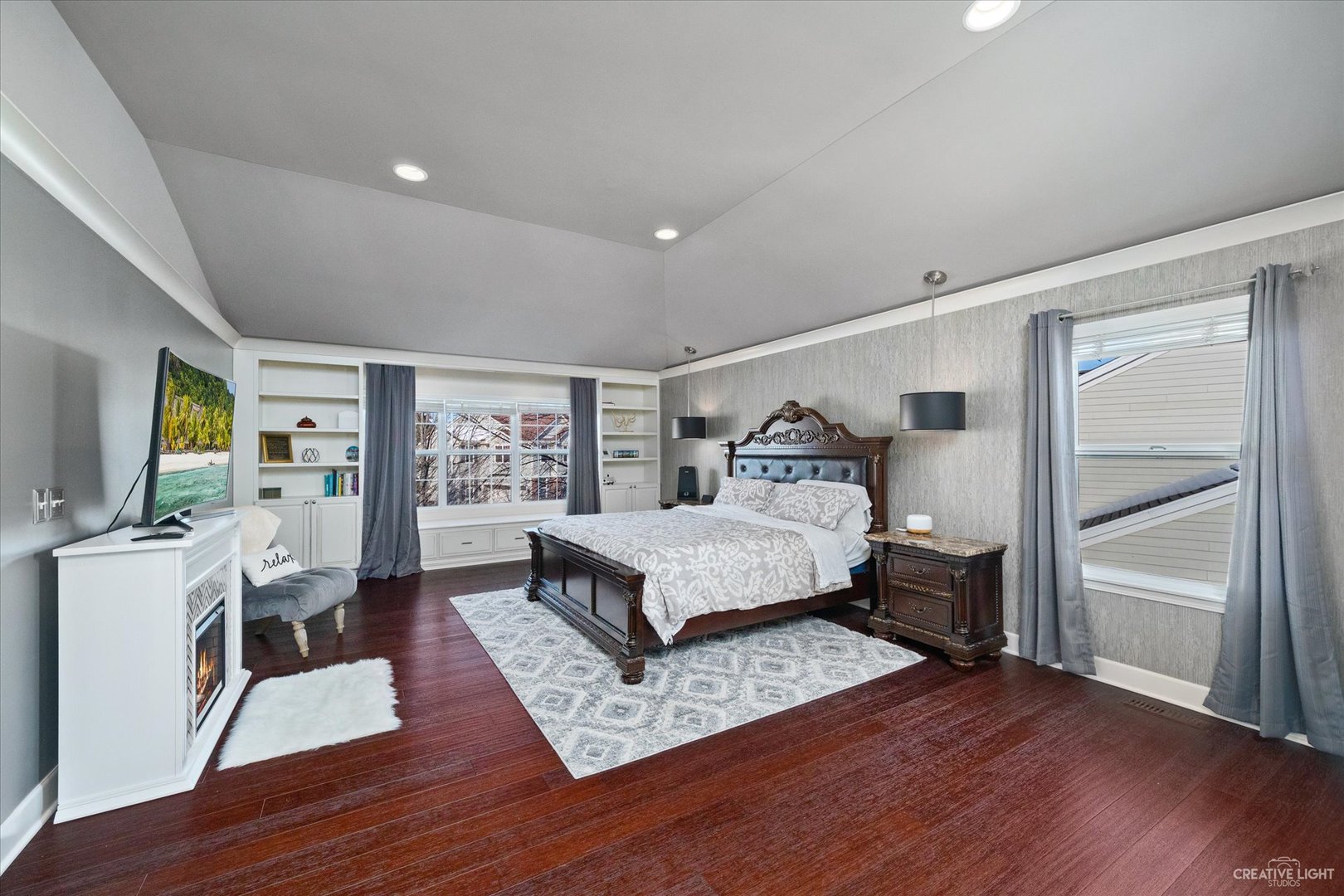 2933 Kelly Drive Elgin, IL 60124 - Photo 26 of 52 a bedroom with a bed window and wooden floor