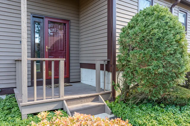 a view of front door