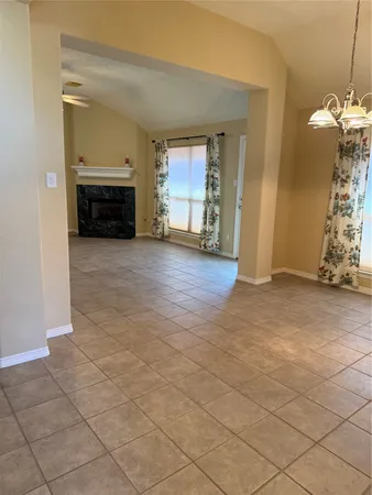 a view of a livingroom with a fireplace