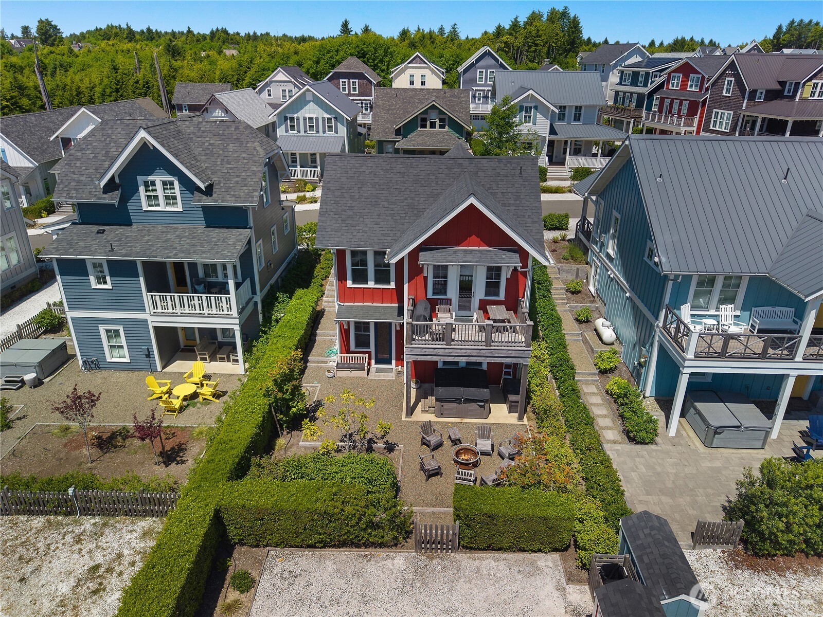 61 Horizon Street Pacific Beach, WA 98571 - Photo 25 of 29 an aerial view of a house with a yard