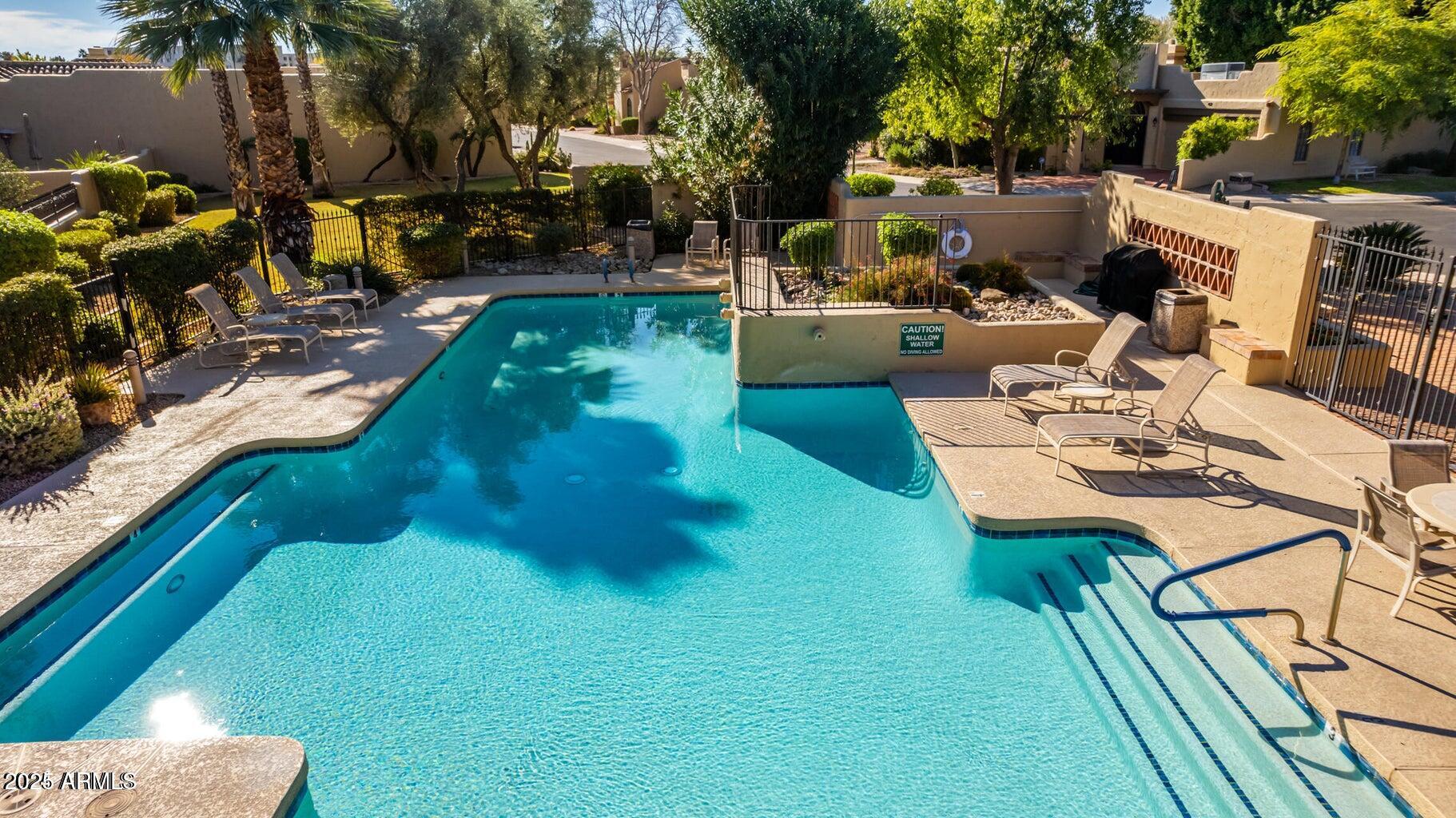7955 East Chaparral Road, Unit 34 Scottsdale, AZ 85250 - Photo 59 of 69 chaparral pool closer up