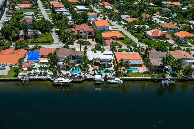a view of a city with lake