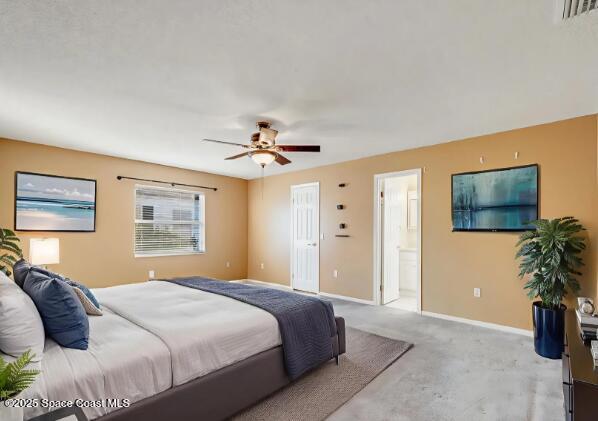 987 Sycamore Drive Rockledge, FL 32955 - Photo 19 of 48 Staged Primary Bedroom