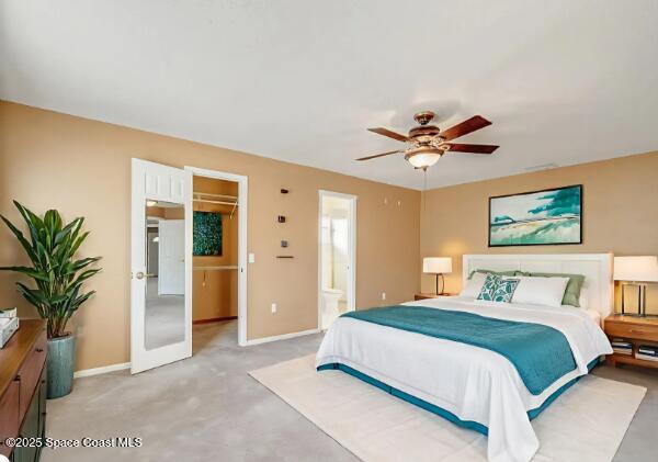987 Sycamore Drive Rockledge, FL 32955 - Photo 21 of 48 Staged Primary Bedroom
