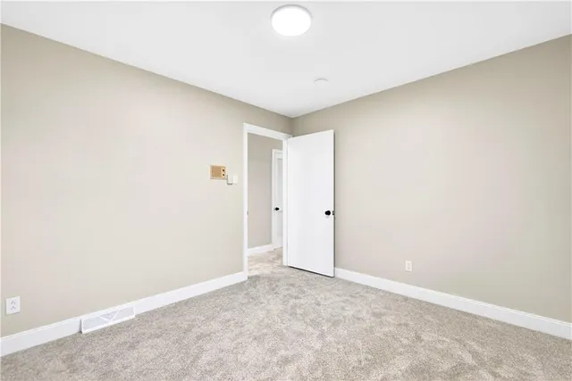 a view of an empty room