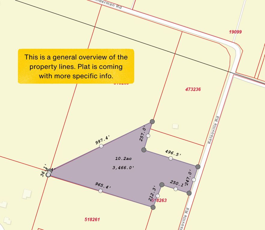 Tbd Kelsoville Road Bartlett, TX 76511 - Photo 4 of 4 Map of parcels