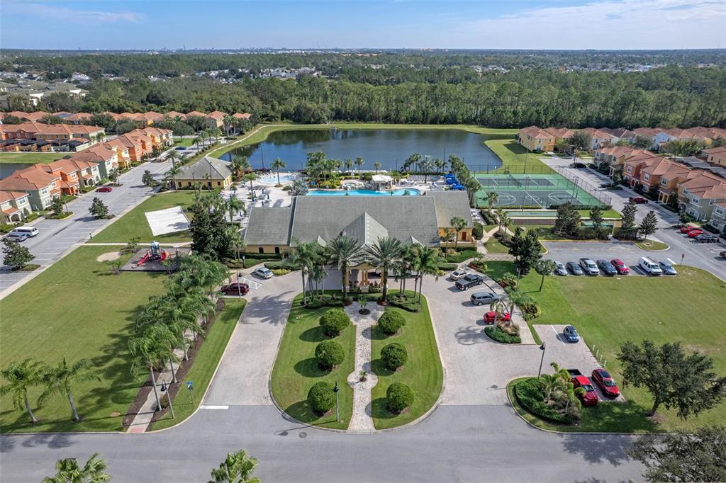 8965 Cuban Palm Road Kissimmee, FL 34747 - Photo 59 of 77 an aerial view of a house with a garden