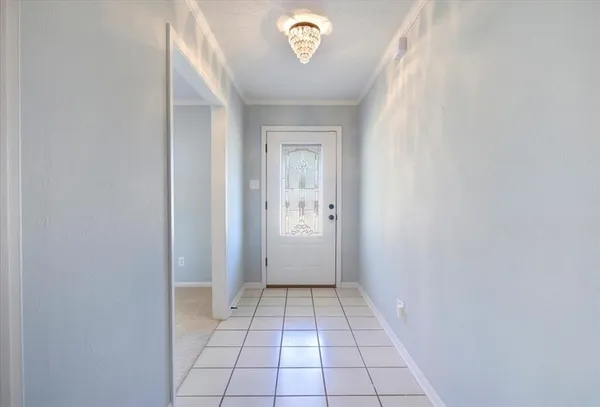 a view of an entryway door